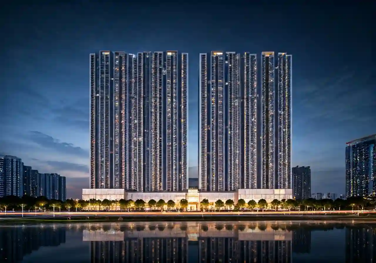 LUMIERE Midtown Phan khu cao tang tai The Global City - canh dem