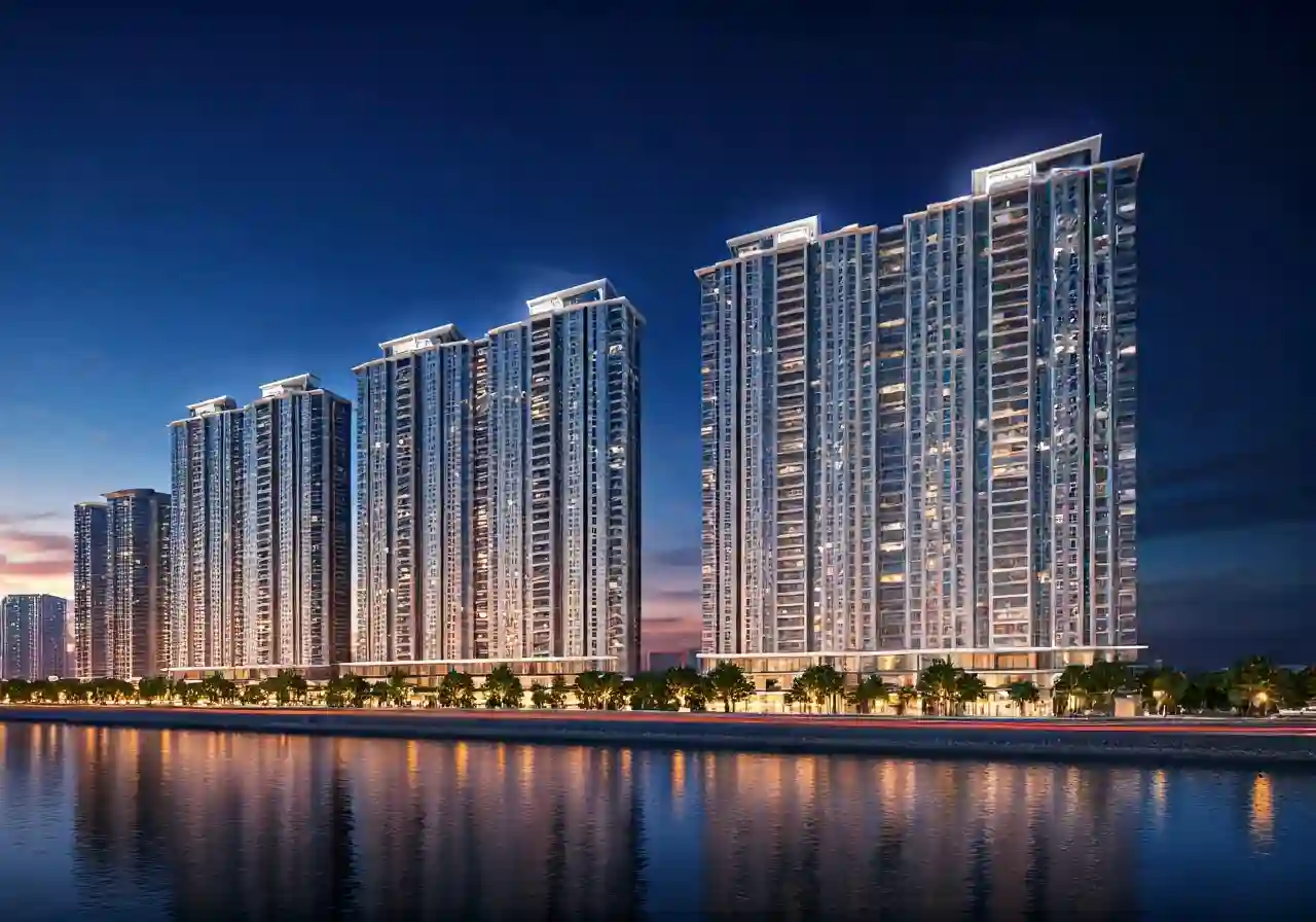 LUMIERE Orient Pearl Du an can ho tai Ocean Park 1 Ha Noi - canh dem
