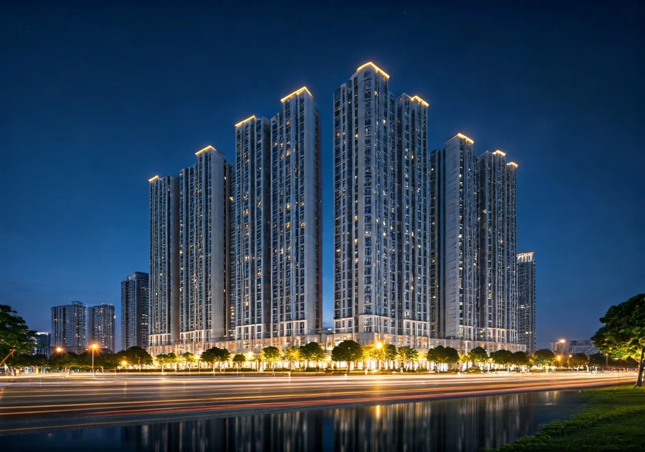 Lumiere Prime Hills Dong Anh - canh dem