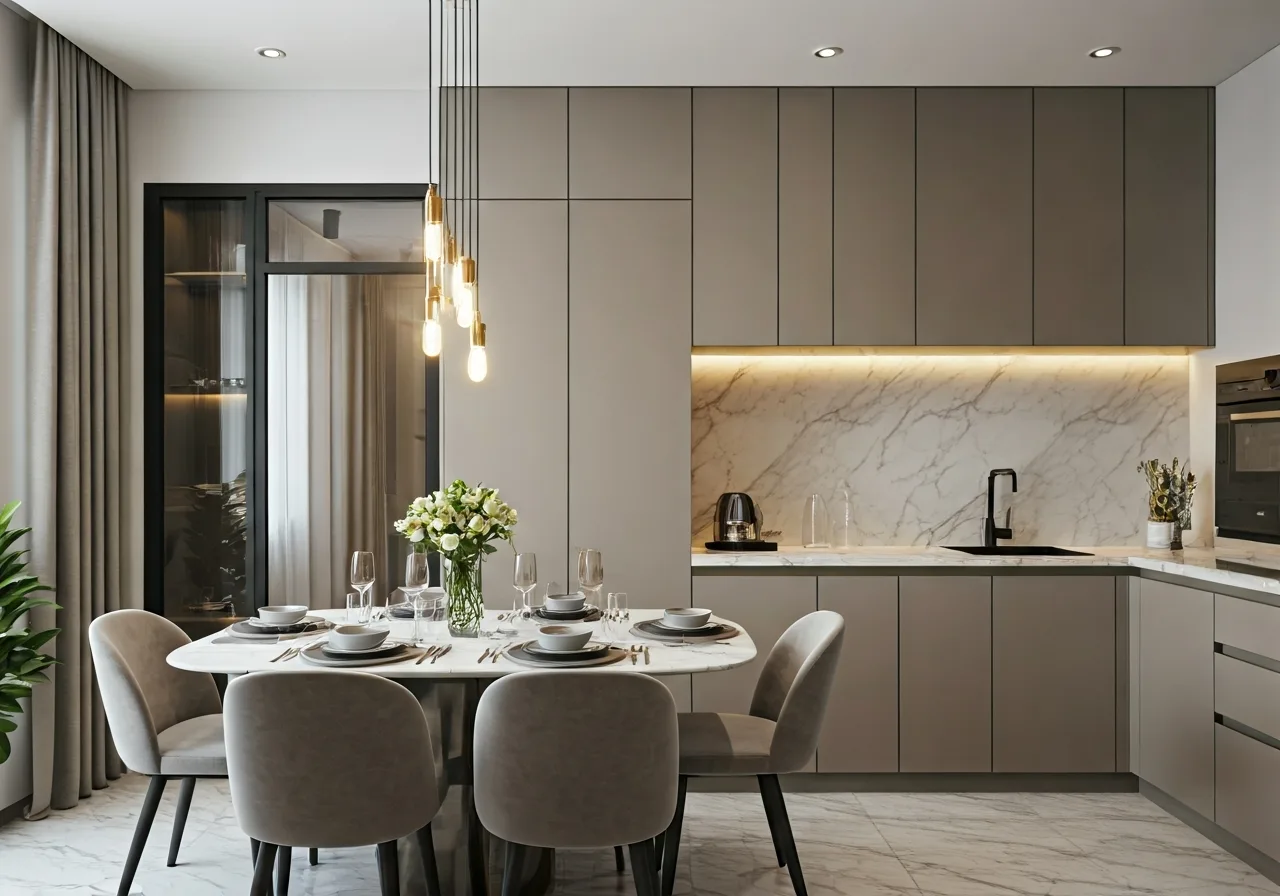 Lynn Times Du an shophouse tai Thai Nguyen - thiet ke bep
