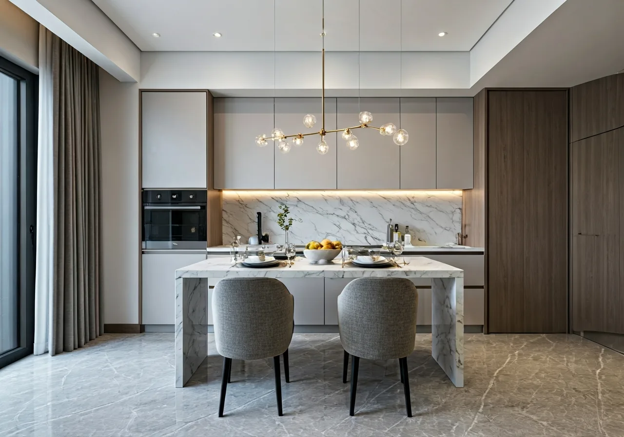 Marina Home Du an nha o xa hoi tai Gia Lai - thiet ke bep