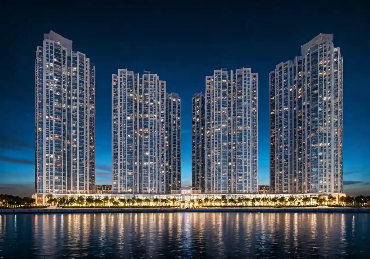 Marina Home Du an nha o xa hoi tai Gia Lai - canh dem