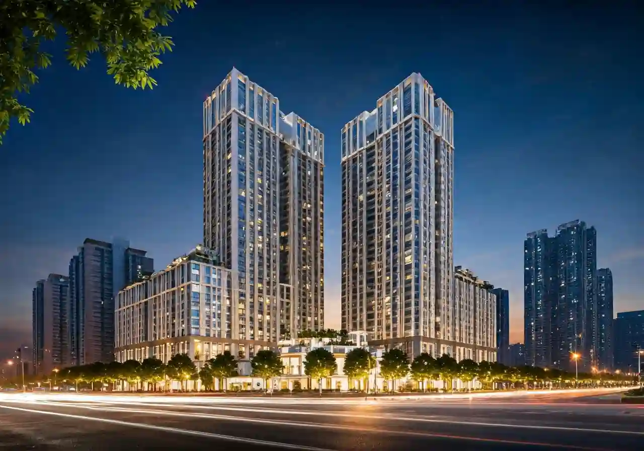 Masteri Grand Avenue Du an can ho tai Dong Anh - canh dem