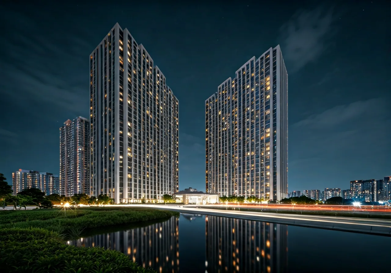 Midori Park The NEST - canh dem