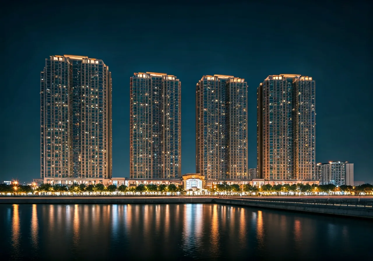Nam O Discovery Du an can ho tai Da Nang - canh dem