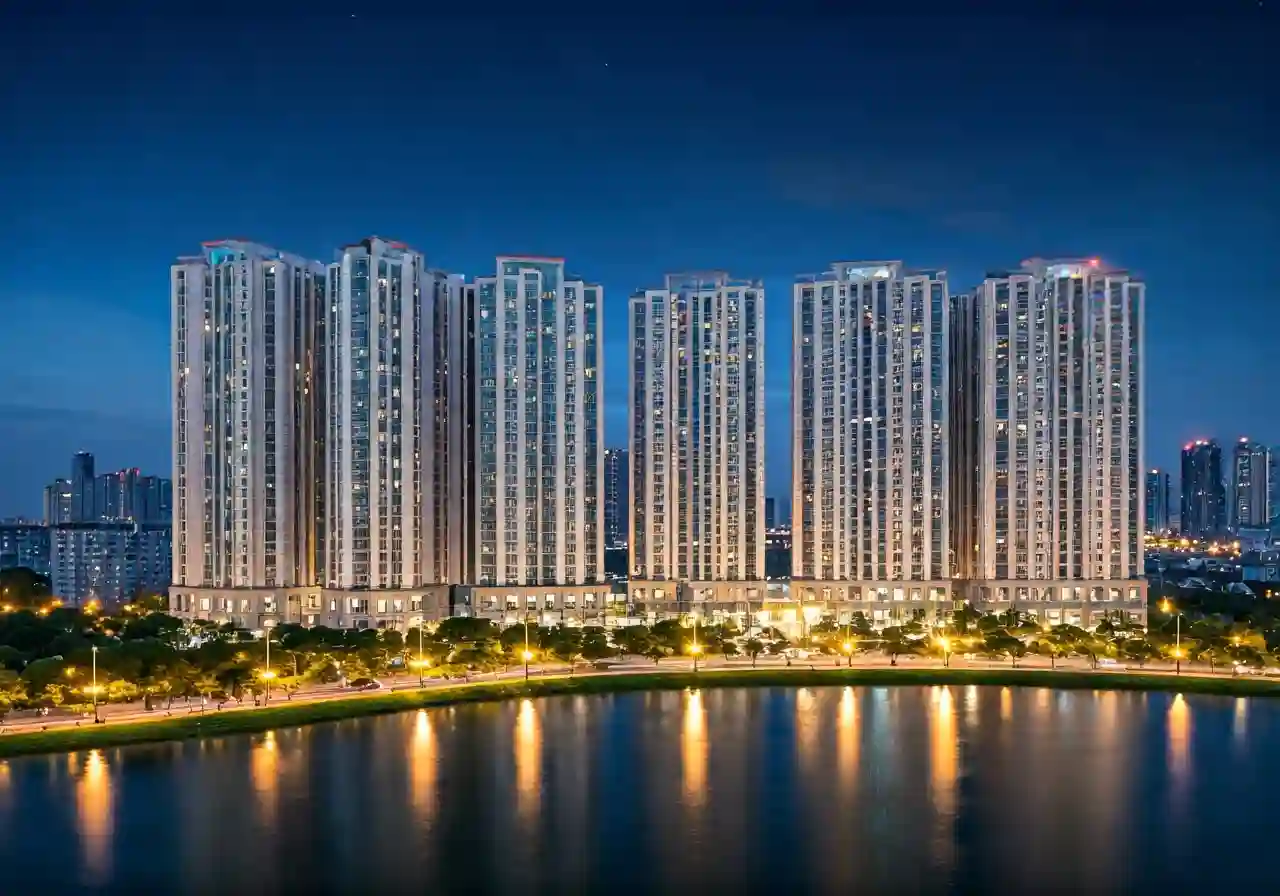 Nam Son Homes Du an nha o xa hoi tai Bac Ninh - canh dem