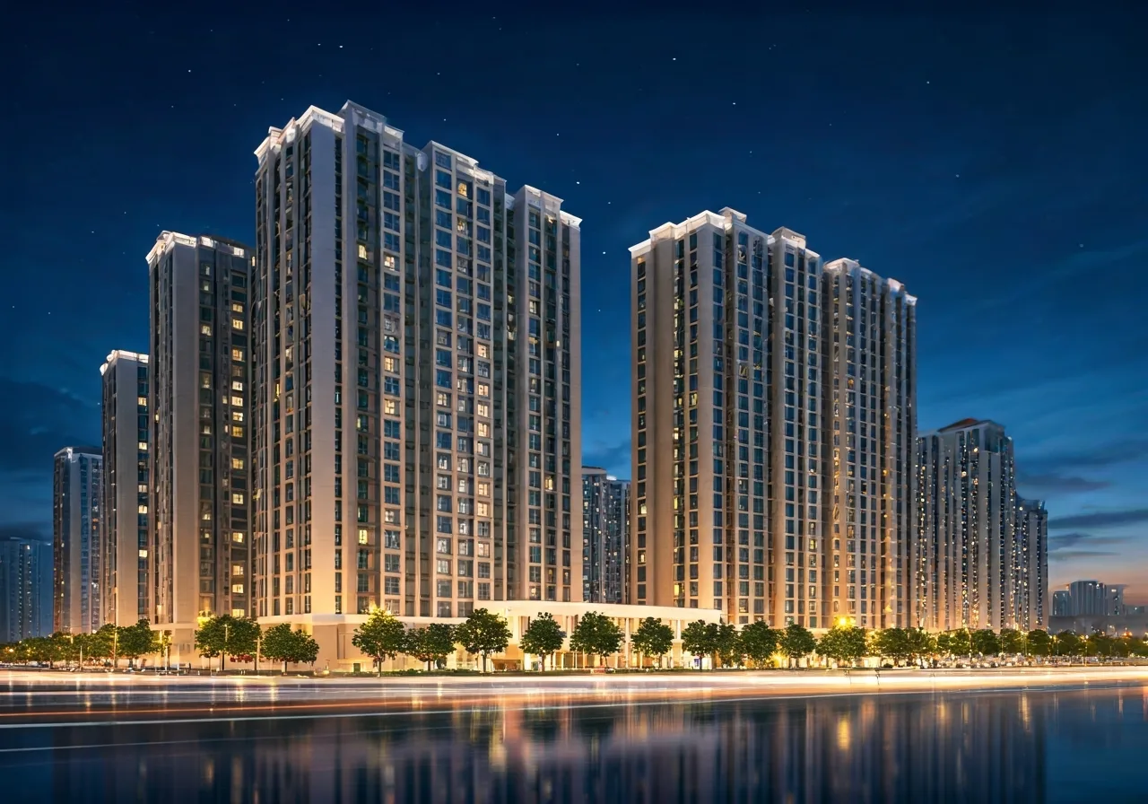 Newstar Homes Du an nha o xa hoi tai Bac Ninh - canh dem