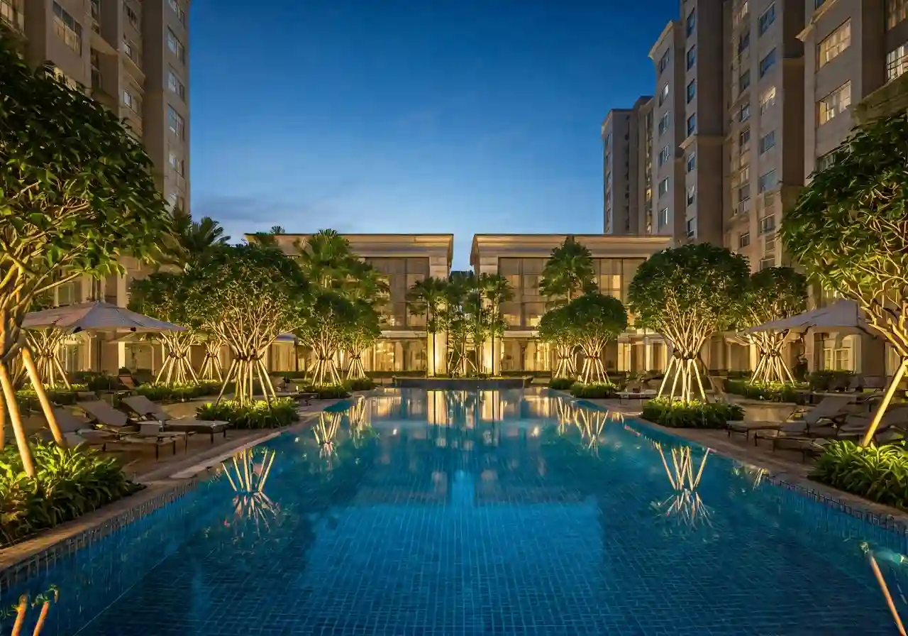 Night Square To hop giai tri khach san van phong tai Hai Phong - tien ich du an