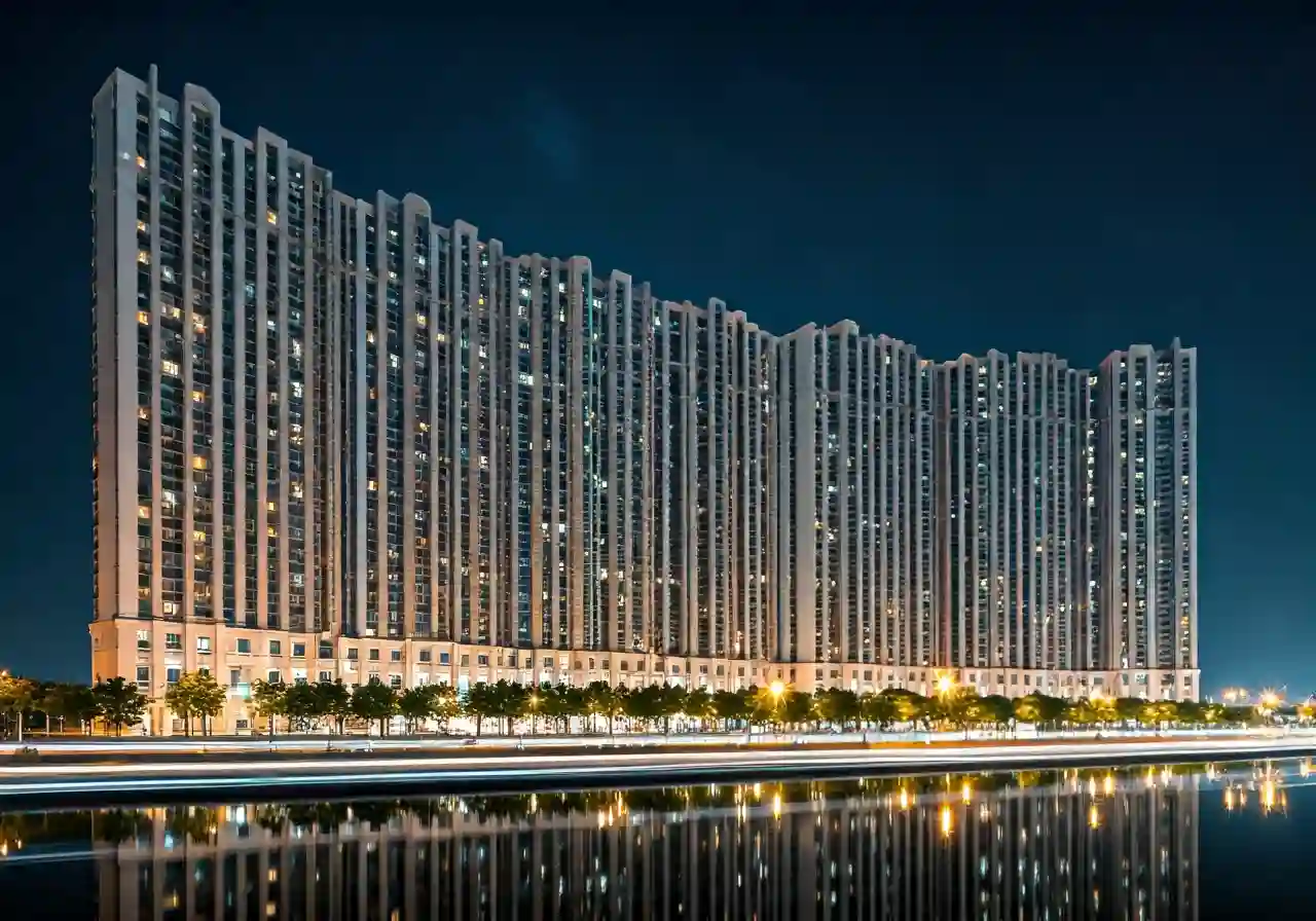 Parc Ville Du an nha o xa hoi tai Bac Ninh - canh dem