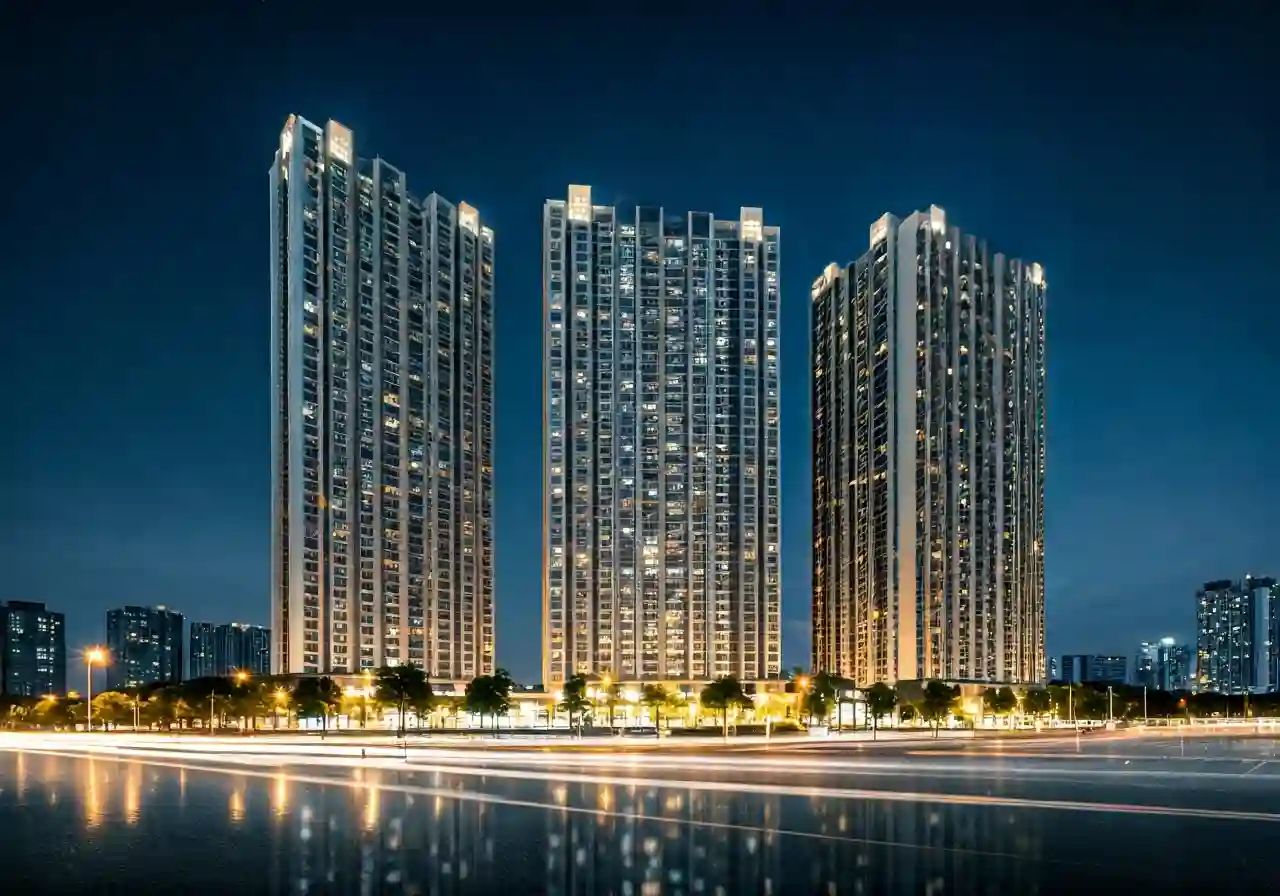 Phan khu Economy Residences - canh dem