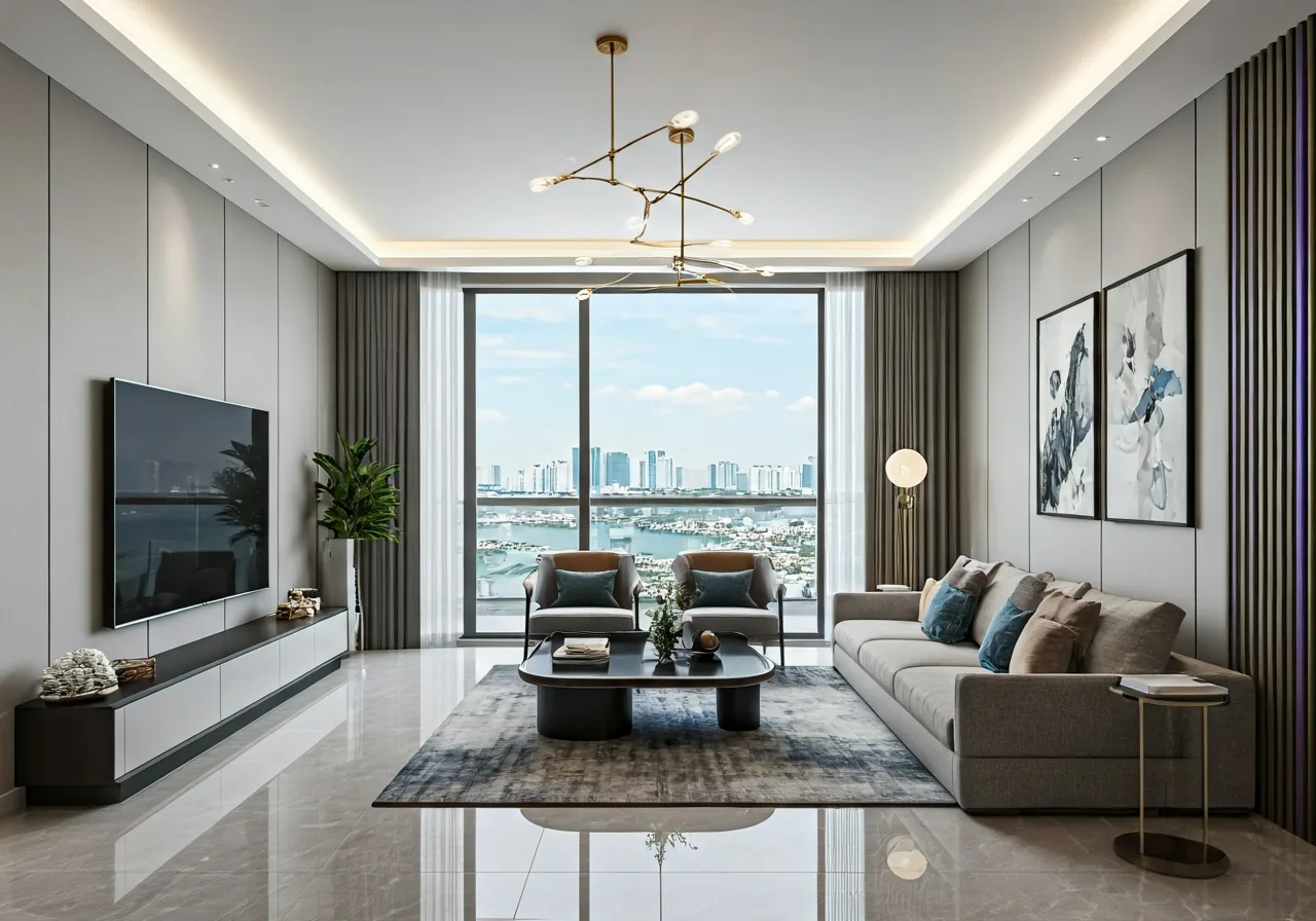 Phan khu Grand Oceania Sonasea Van Don Harbor City Quang Ninh - noi that can ho
