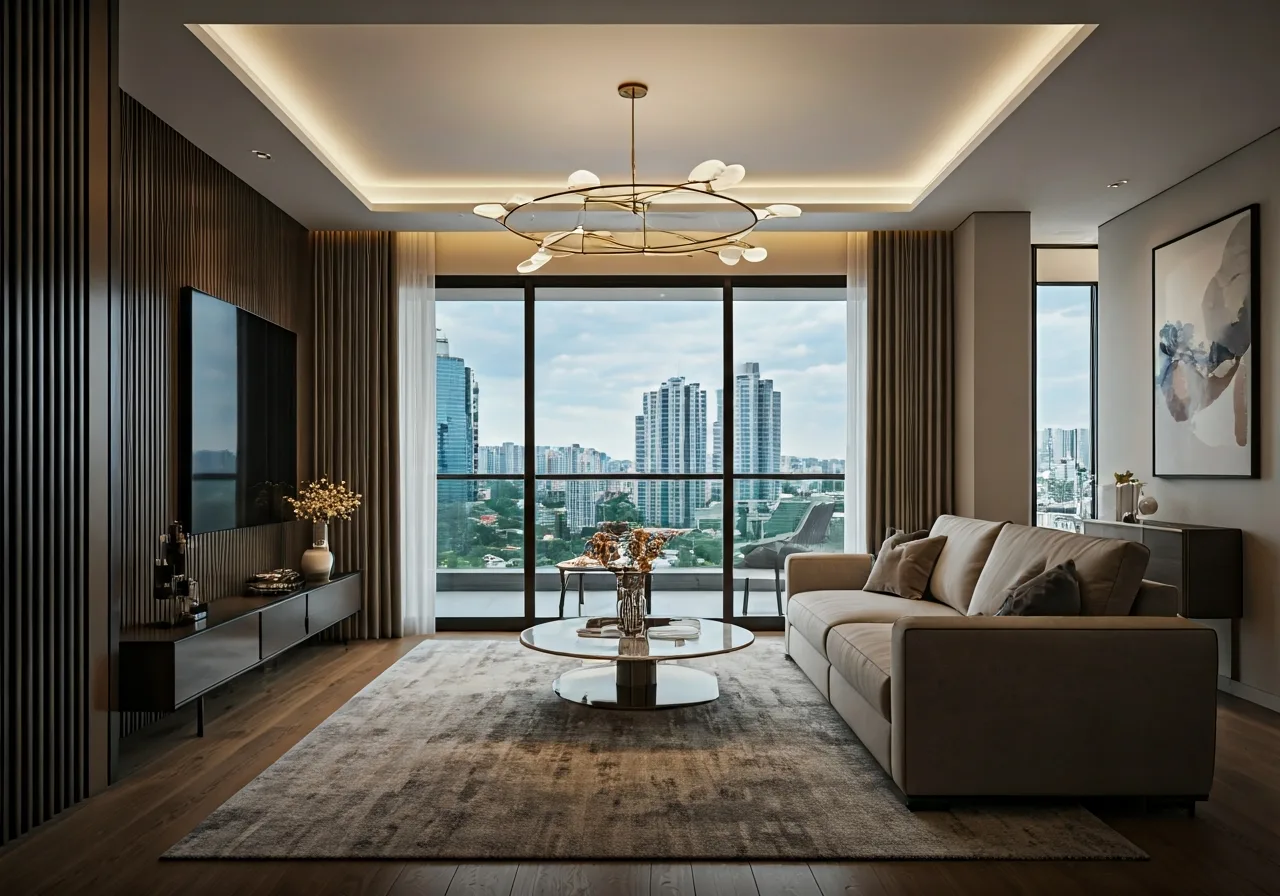 Phan khu Masteri Cosmo Central - noi that can ho