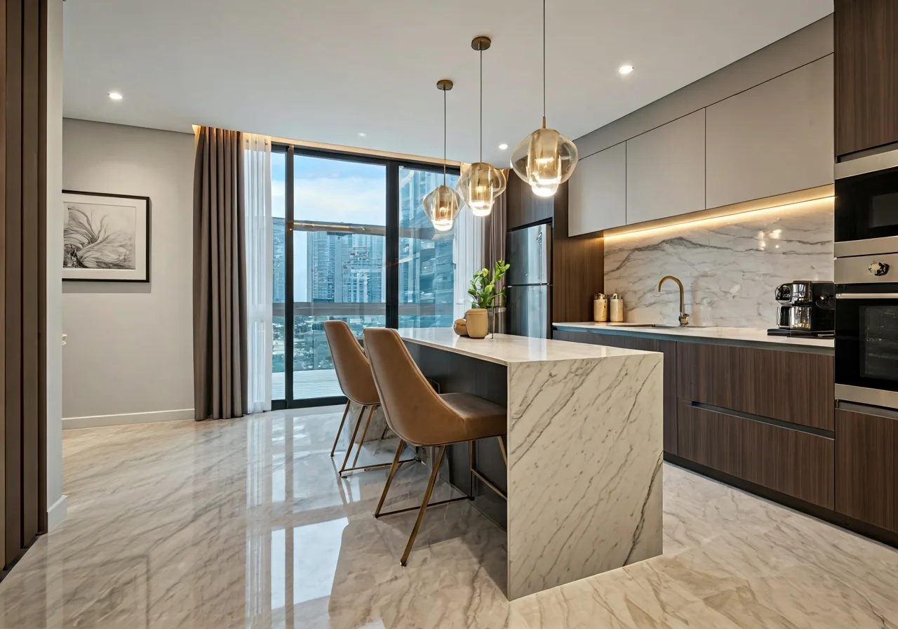 Phan khu Masteri Park Place - thiet ke bep