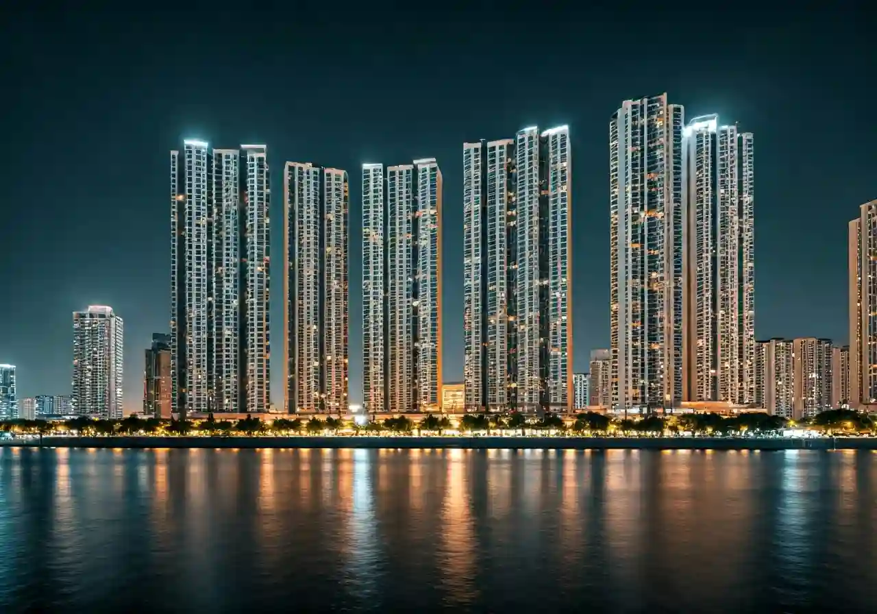 Phan khu Royal Riverside - canh dem