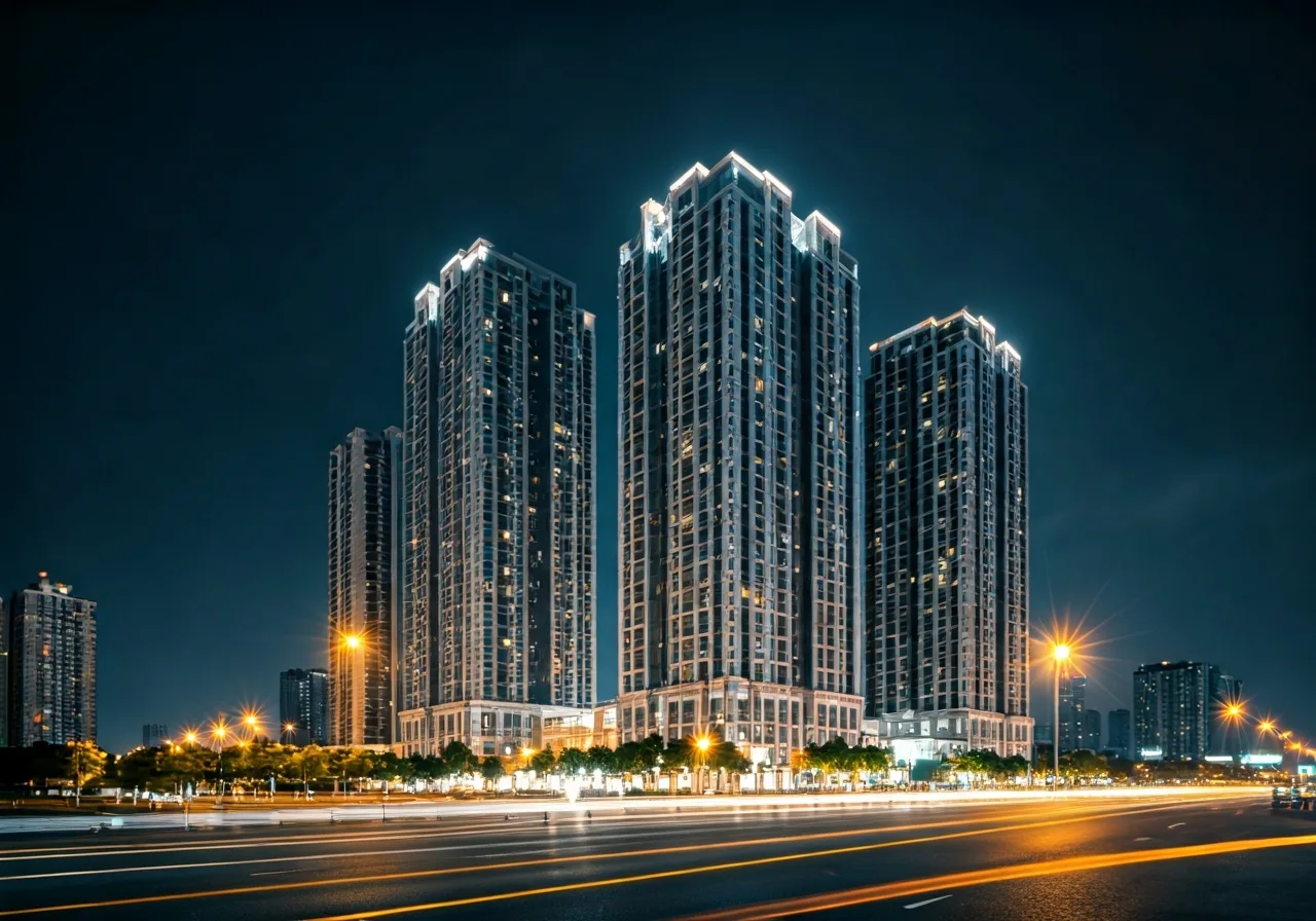 Phu Dong SkyOne Du an can ho tai TPHCM - canh dem