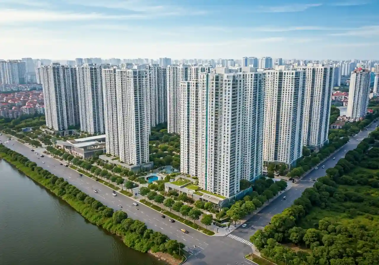 Phu Thi Riverside To hop lien ke shophouse biet thu nha o xa hoi tai Ha Noi - tong quan du an