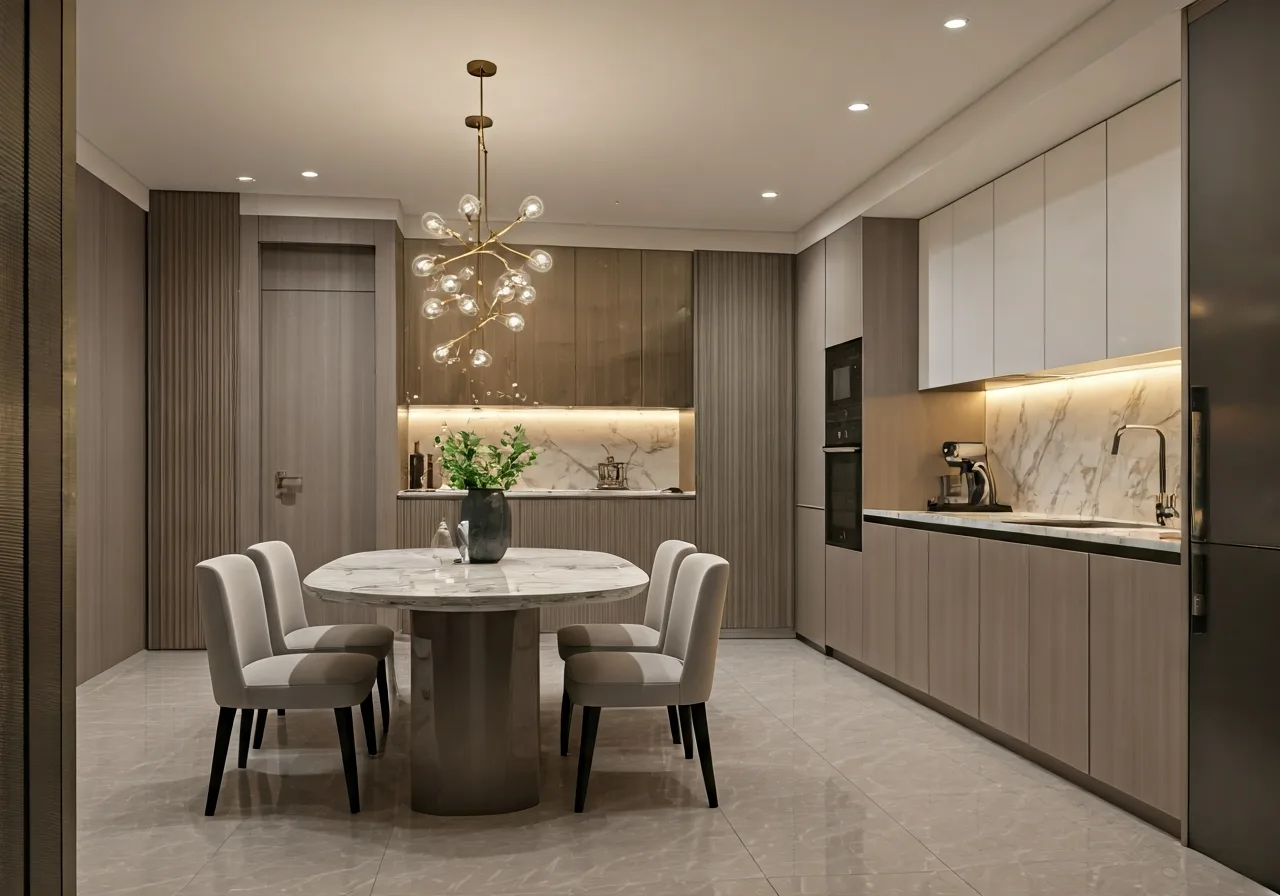 Regal Residence Signature Du an can ho tai Quang Tri - thiet ke bep