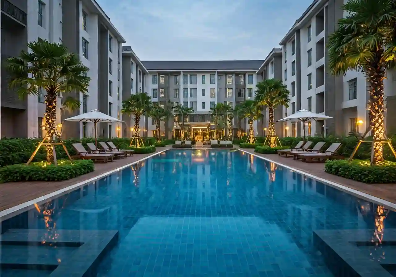 Retreat Island Phan khu biet thu tai khu do thi Eco Retreat - tien ich du an