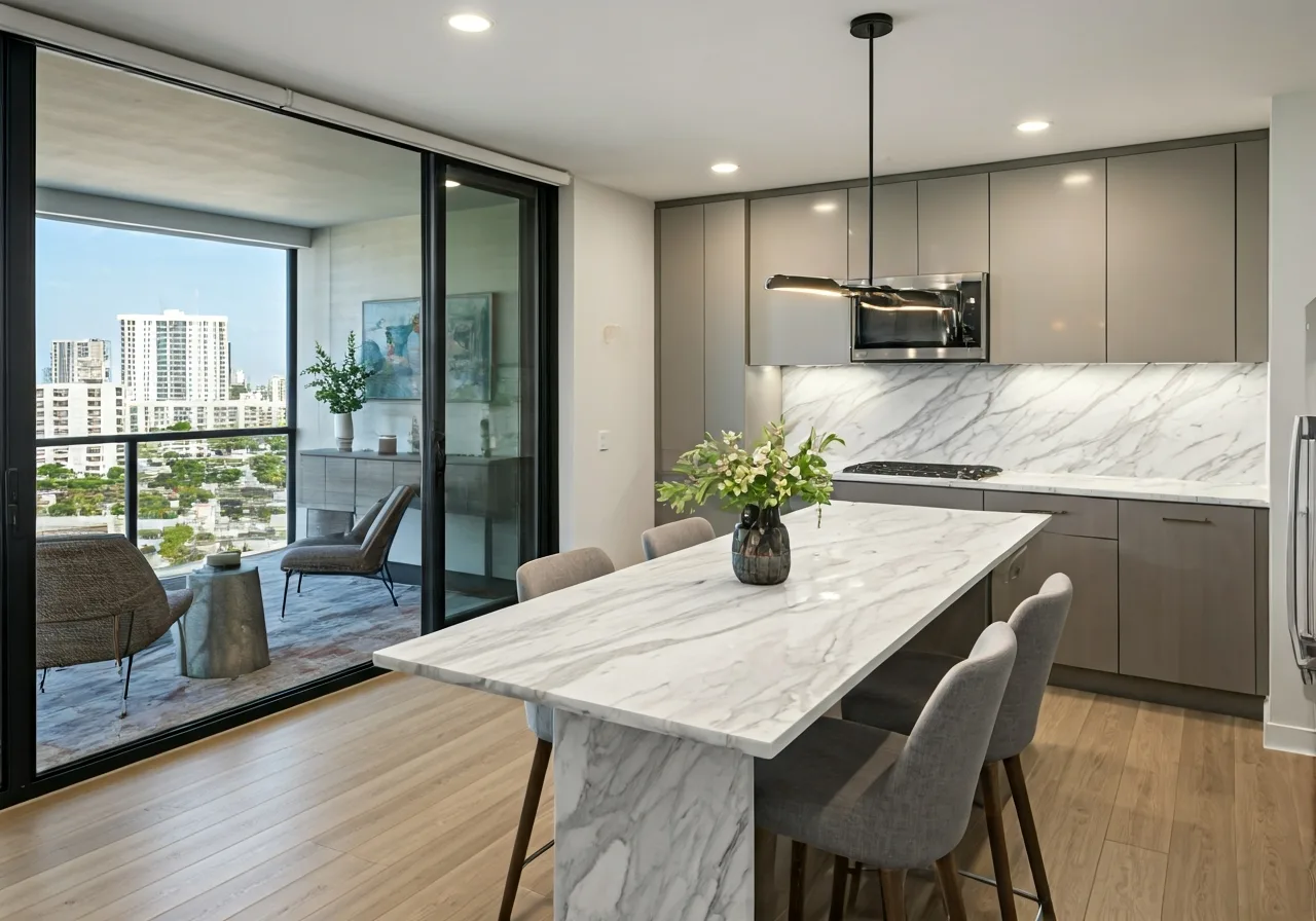 Riviera Point - thiet ke bep
