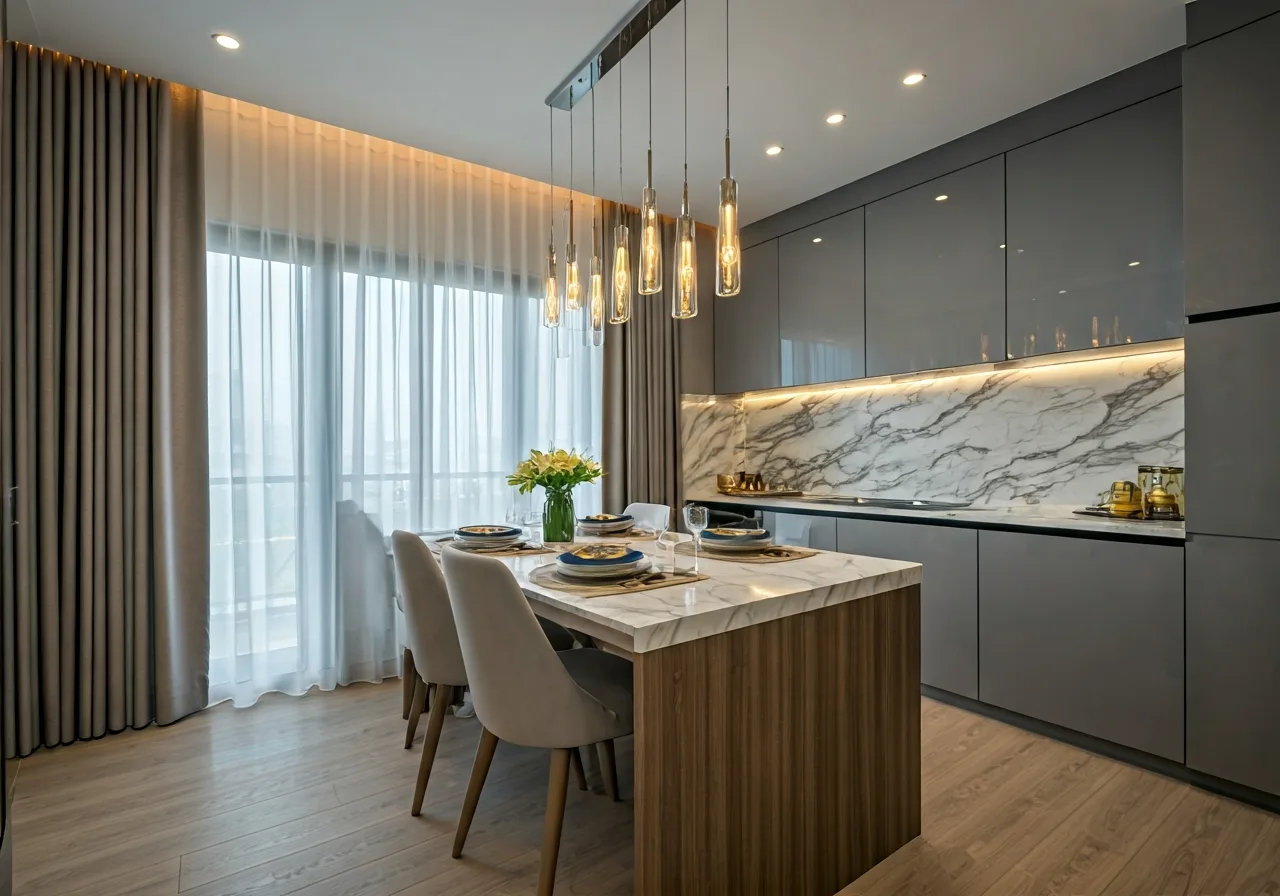 Ruby Riverside Du an can ho chung cu tai Ha Noi - thiet ke bep