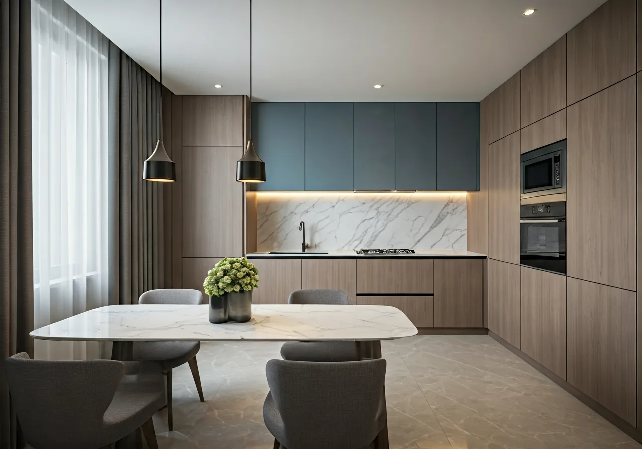Saigon Pearl - thiet ke bep