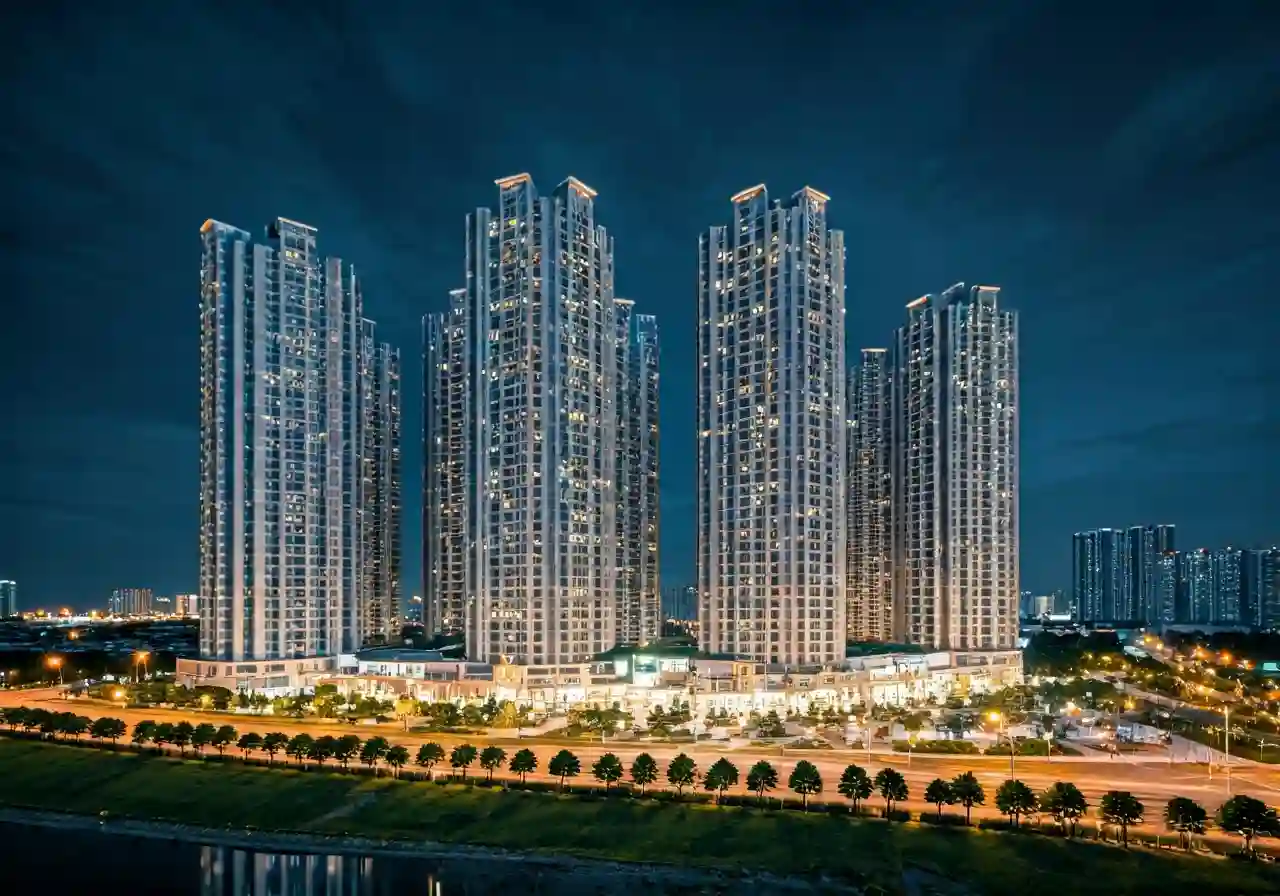 Son Phuc Green City Khu do thi moi tai Tuyen Quang - canh dem