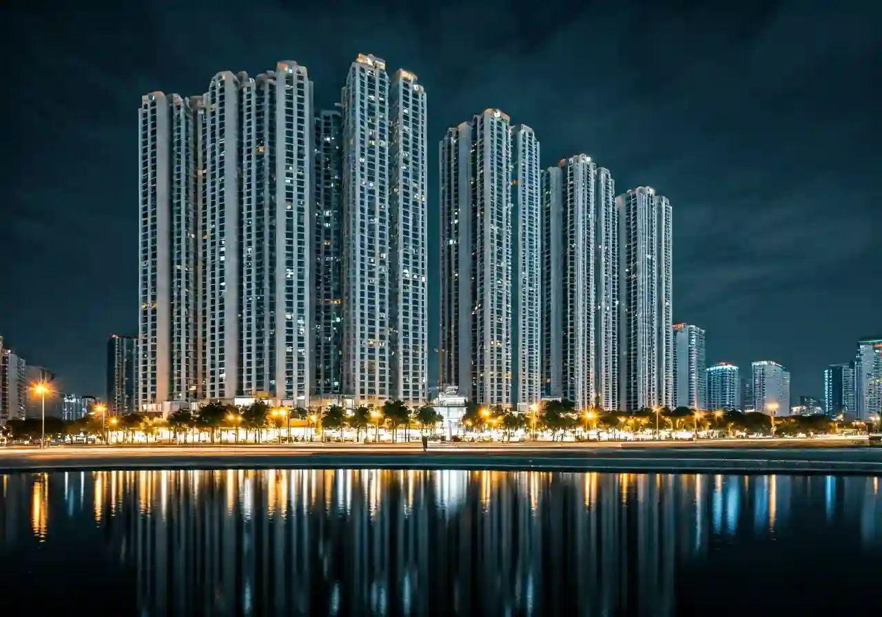 Sun Cora Tower Du an can ho tai Da Nang - canh dem