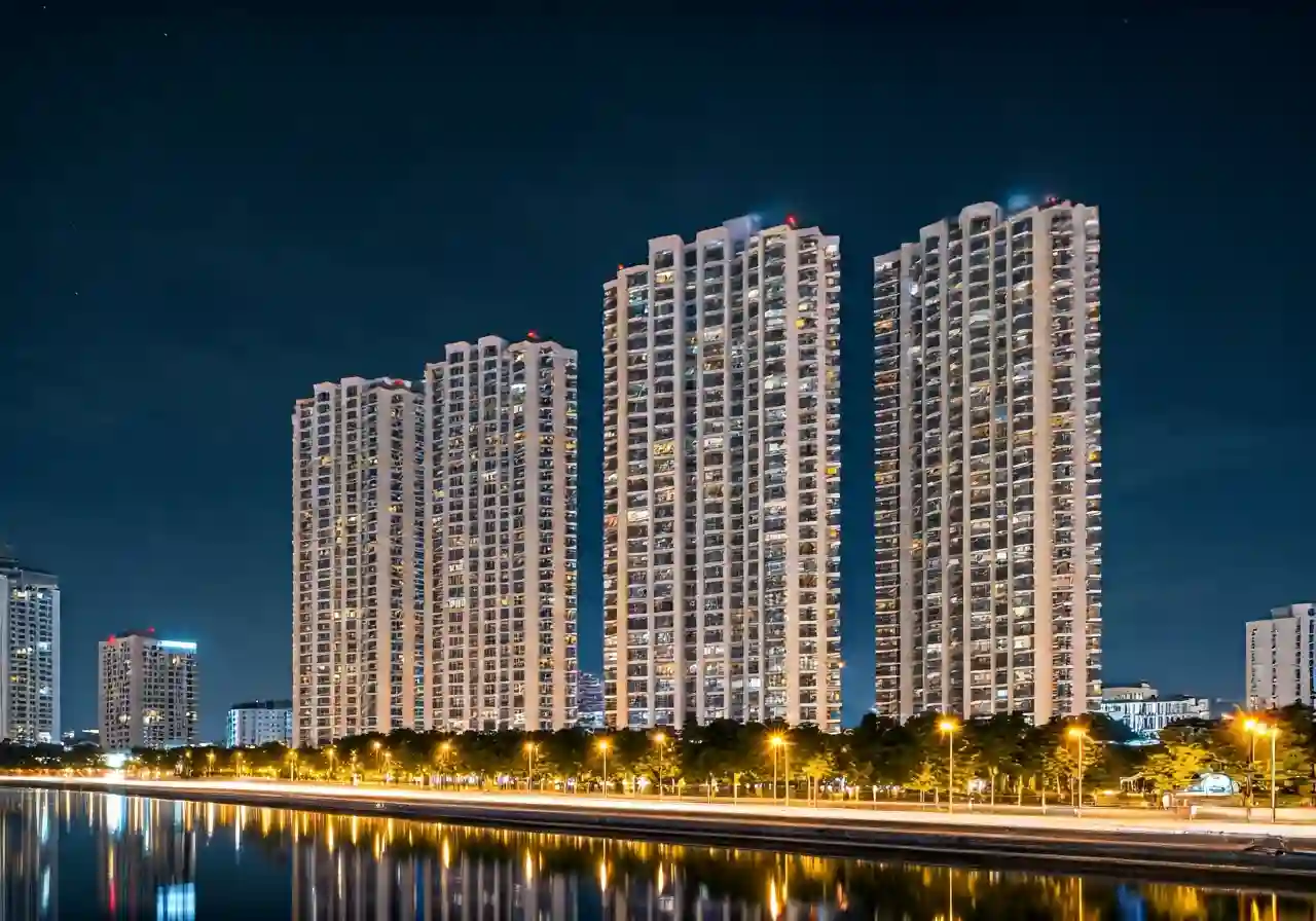 Sun Costa Residence Du an to hop thuong mai dich vu can ho tai Da Nang - canh dem