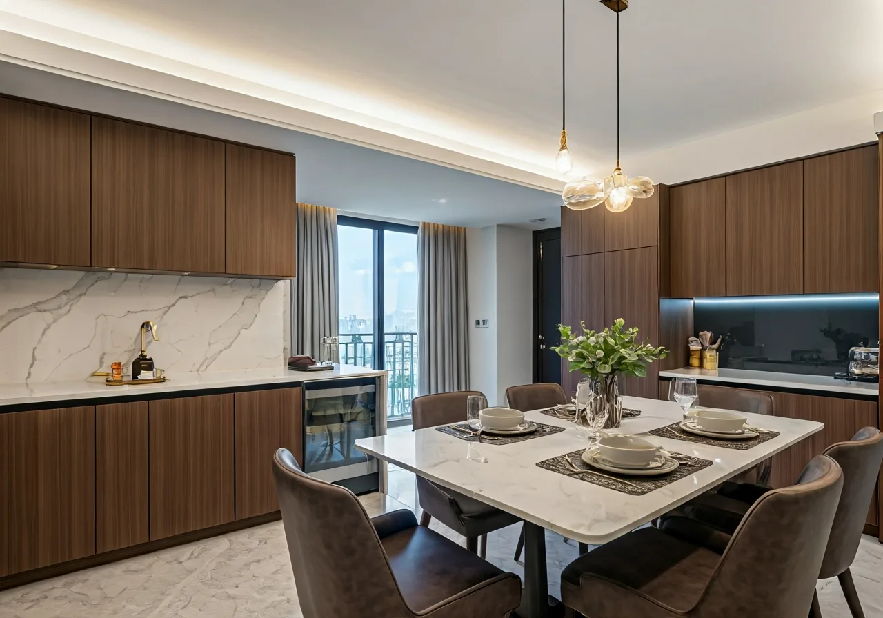 Sun Elite City Khu do thi nghi duong tai Quang Ninh - thiet ke bep
