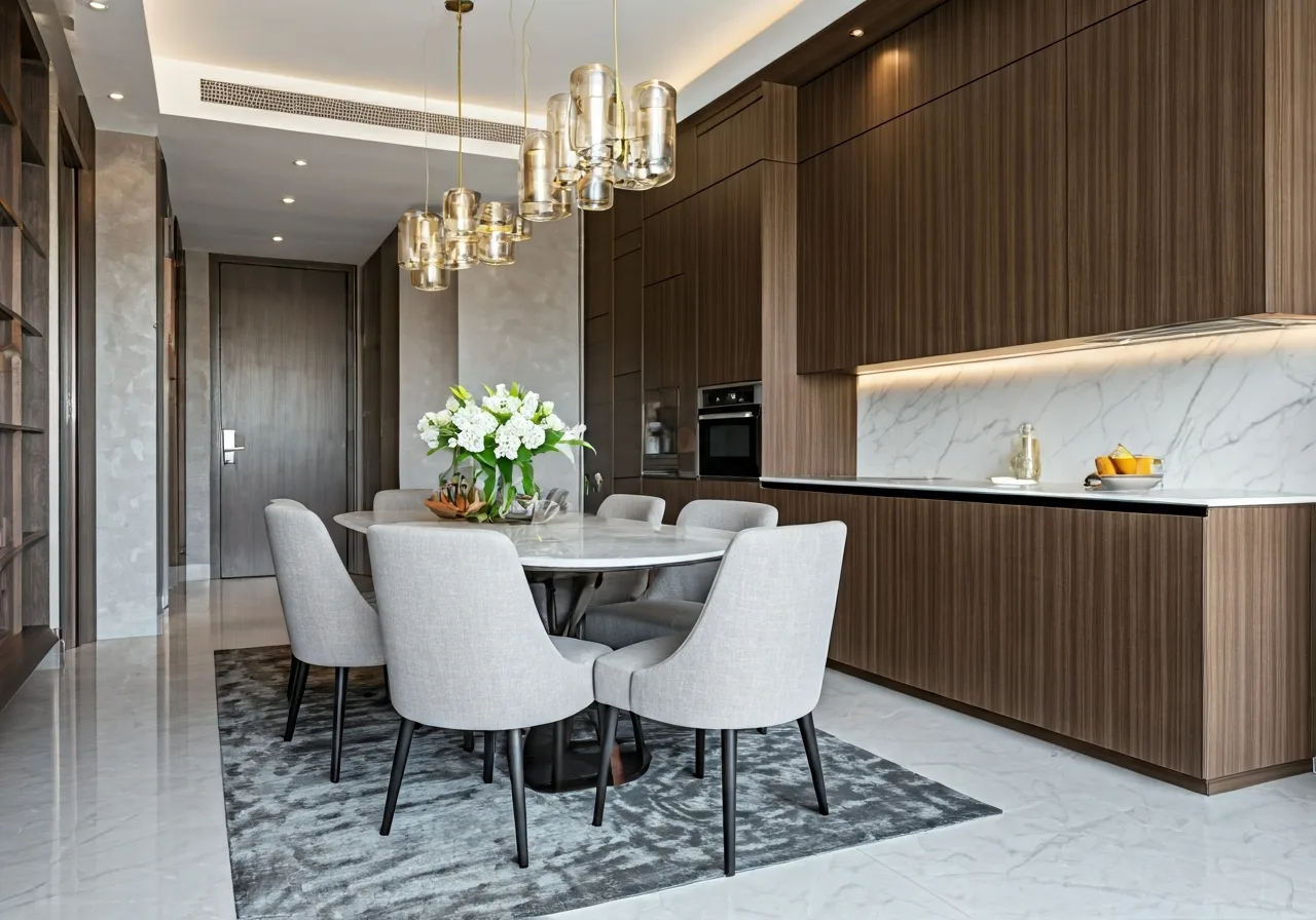 Sun Ponte Residences Khu do thi nghi duong ven song Da Nang - thiet ke bep