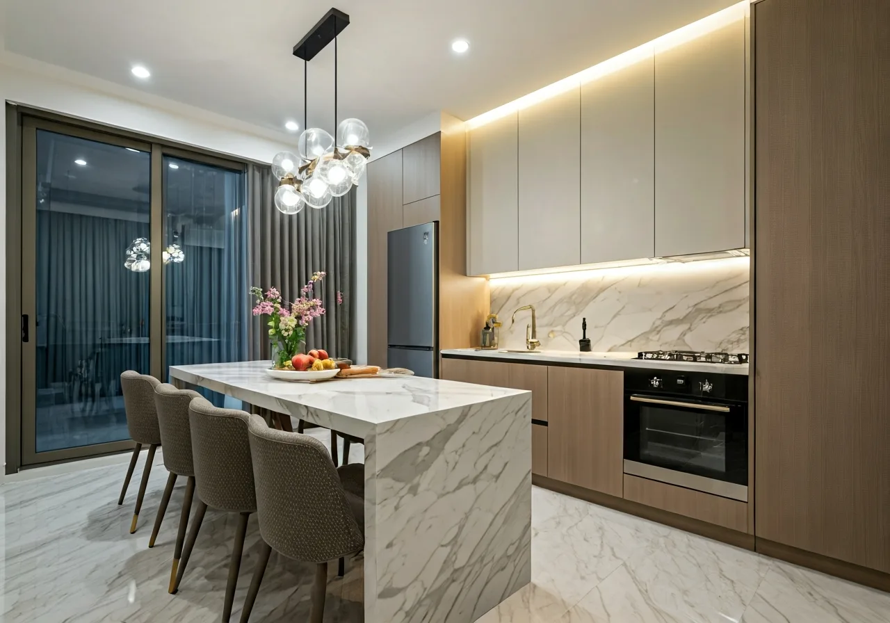 Sun Urban City Du an khu do thi tai Ha Nam - thiet ke bep