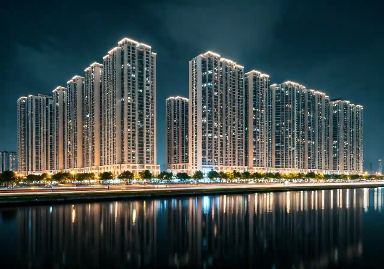 Tan Phu City Khu do thi tai Thai Nguyen - canh dem