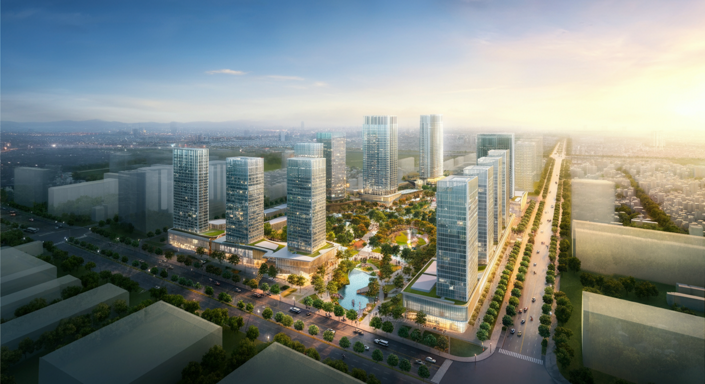Thành Phố Giao Lưu Hà Nội quy hoạch tổng thể