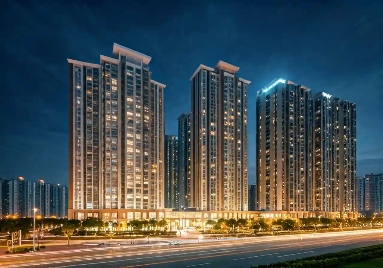 Thanh Phu Centre Point Khu do thi tai Tay Ninh - canh dem