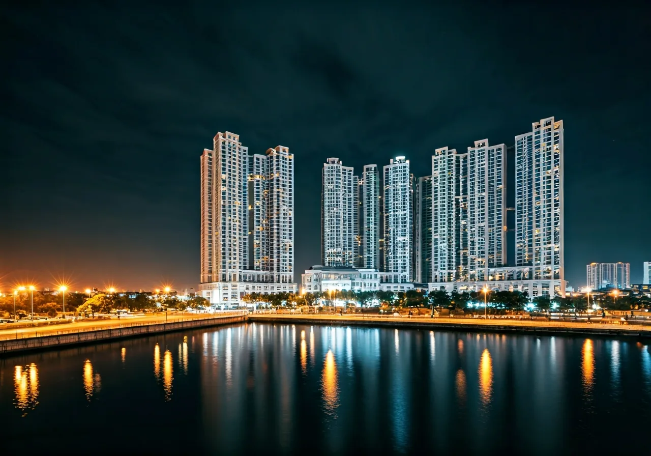 The Light City Du an khu do thi tai thanh pho Vung Tau - canh dem