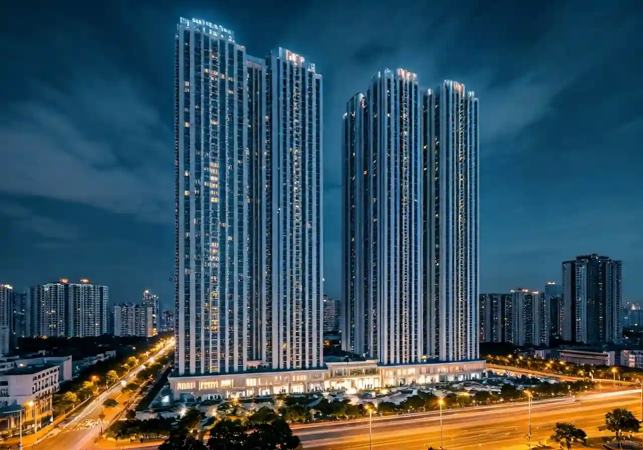 The Matrix One Premium Du an can ho tai Ha Noi - canh dem