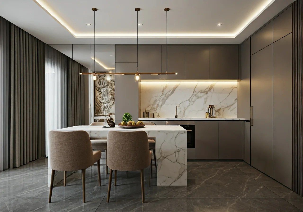 The Nelson Private Residences Du an can ho tai Ha Noi - thiet ke bep