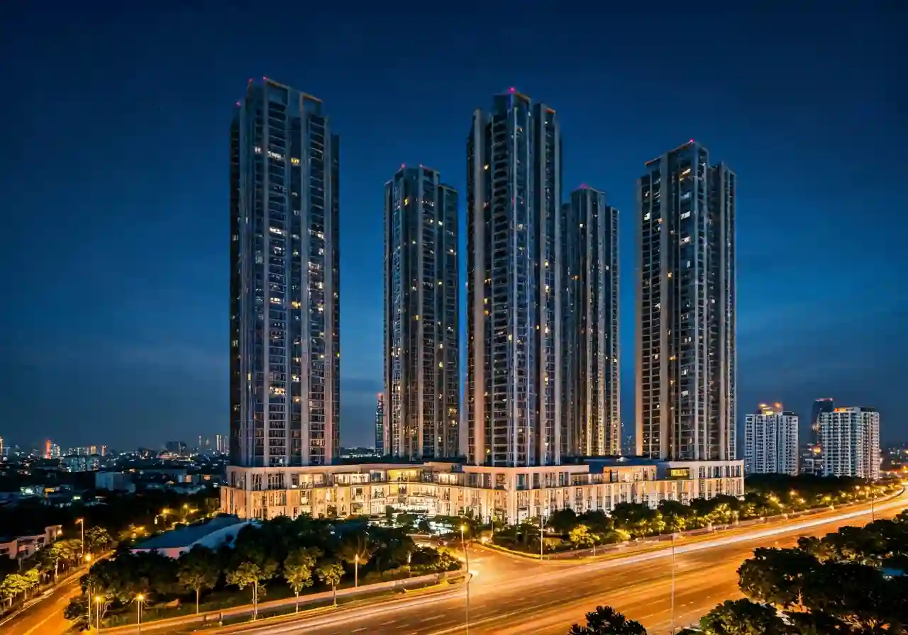 The Nelson Private Residences Du an can ho tai Ha Noi - canh dem
