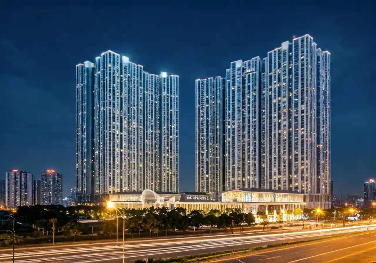 The Ninety Complex Du an can ho tai Ha Noi - canh dem