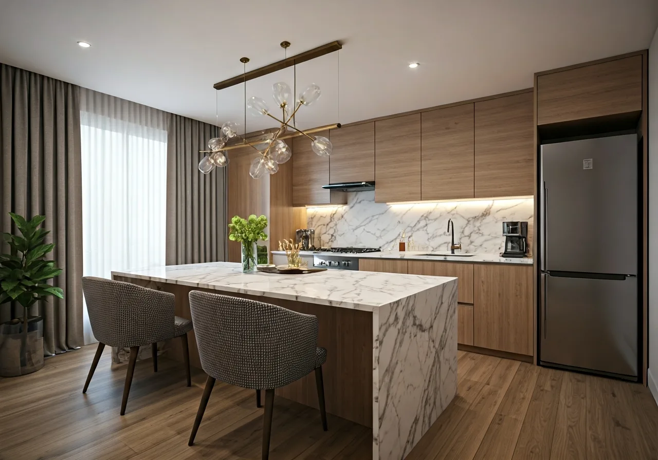 The Oasis Riverside Khu phuc hop tai TPHCM - thiet ke bep