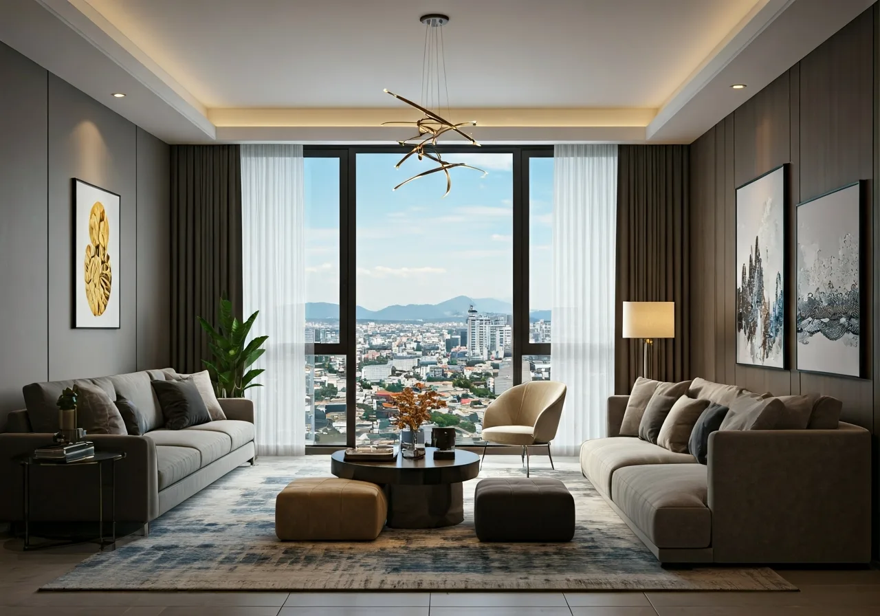The Panoma 2 phan khu can ho thuoc to hop Sun Cosmo Residence Da Nang - noi that can ho