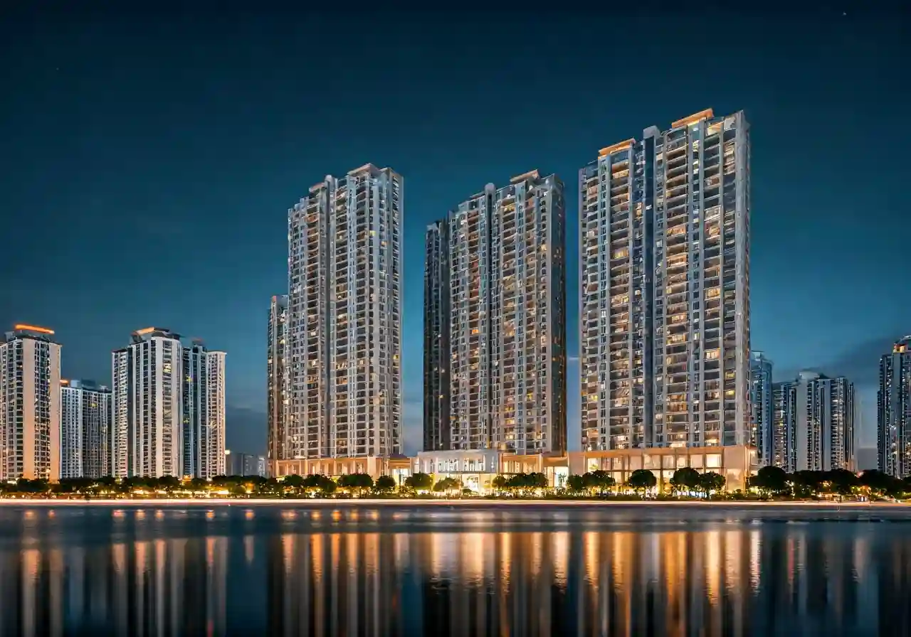 The Panoma 2 phan khu can ho thuoc to hop Sun Cosmo Residence Da Nang - canh dem