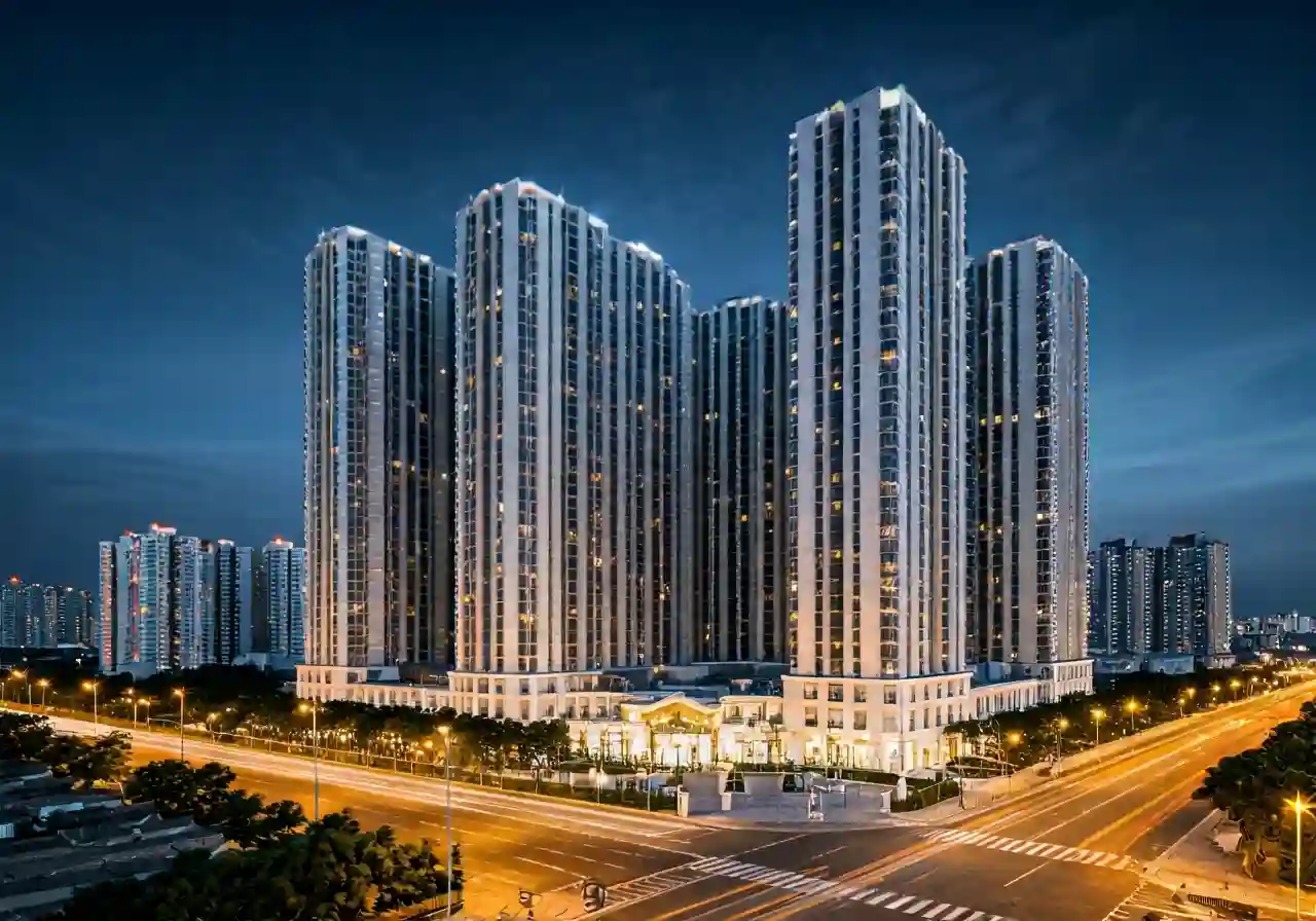 The Prive Du an can ho chung cu tai Thu Duc - canh dem