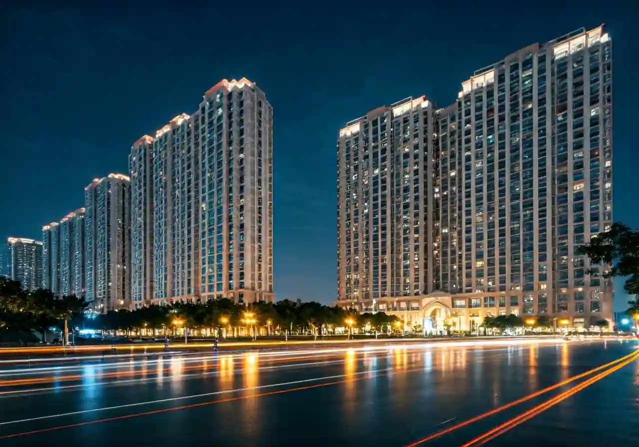 Thien An Central Du an can ho tai Bac Ninh - canh dem