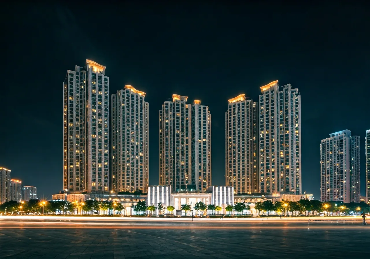 To hop thuong mai van phong va can ho Sundora Tower Da Nang - canh dem
