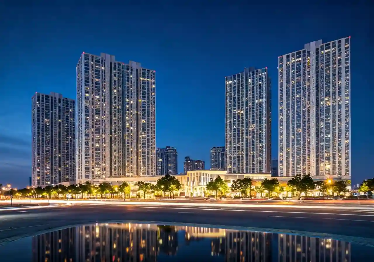 TT City Millennia Khu do thi tai Tay Ninh - canh dem