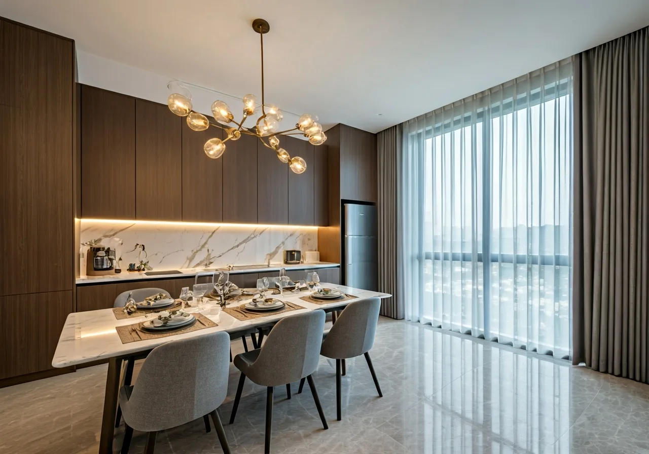 UDIC EcoTower Du an nha o xa hoi tai Ha Noi - thiet ke bep