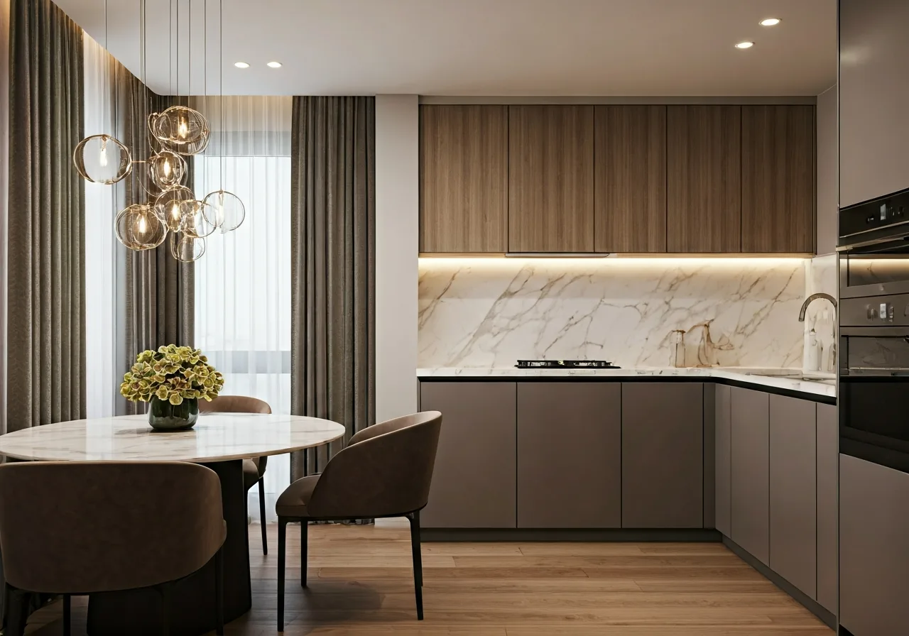 Van Bay Tower - thiet ke bep