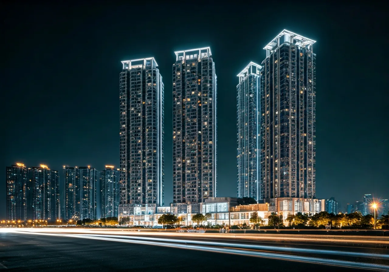 Van Bay Tower - canh dem