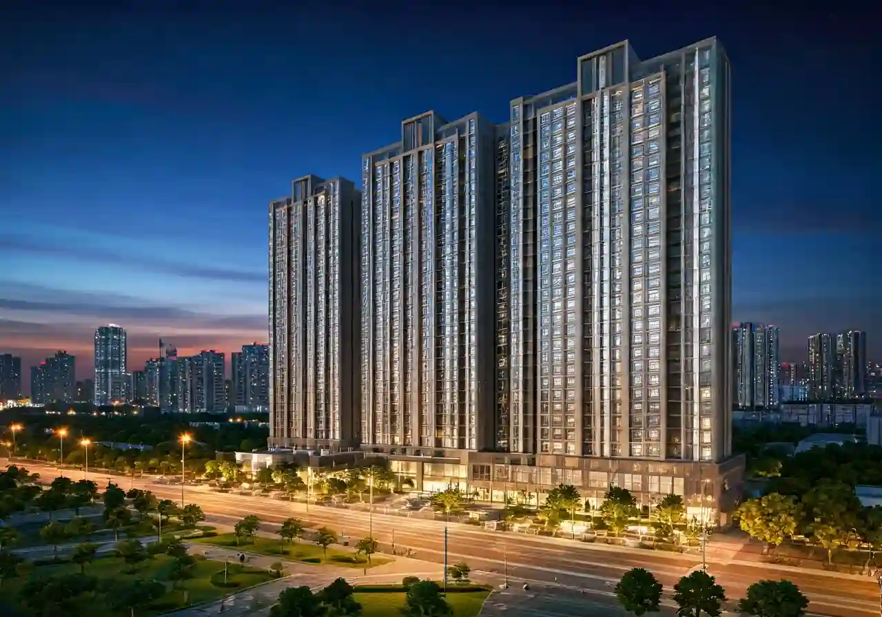 Vega Homes Du an nha o xa hoi tai Bac Giang - canh dem